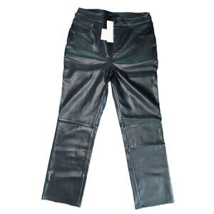 Sancutuary Black Faux Leather Pants sz 28 Nwt